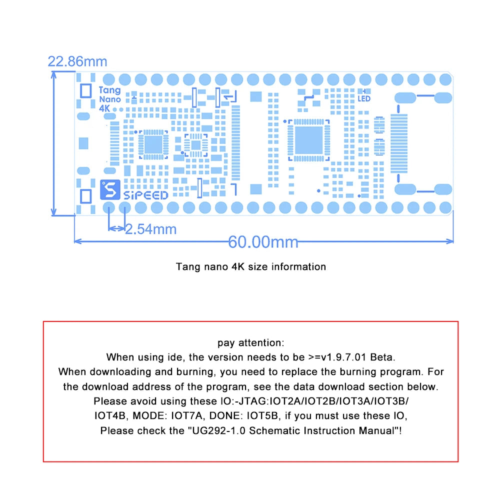 Tang Nano 4K Gowin Minimalist FPGA GoAI Develop-ment Board HDMI Camera For Arduino