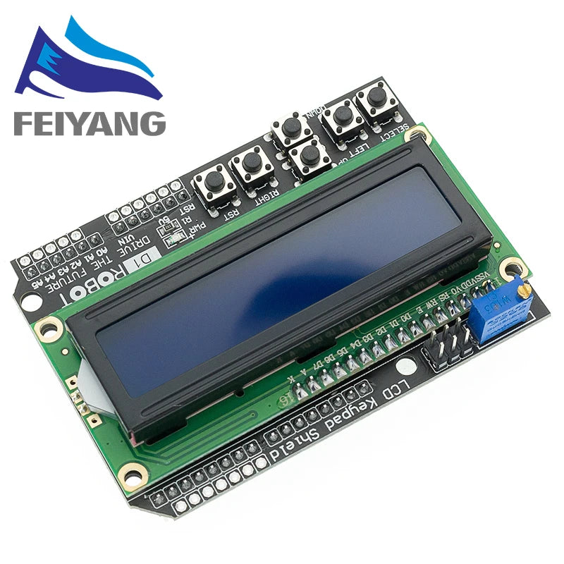 LCD Keypad Shield LCD1602 LCD 1602 Module Display blue screen For Arduino