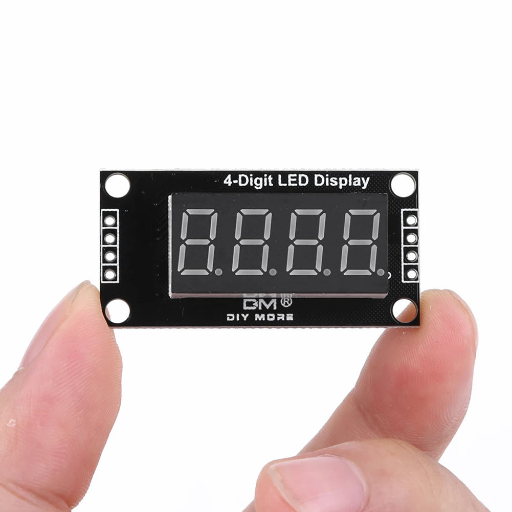 TM1637 Time Indicator Tube 4 Digit Digital Indicator Tube 7 Segment Digital LED Module 0.36 Inch Red Green Blue Yellow White