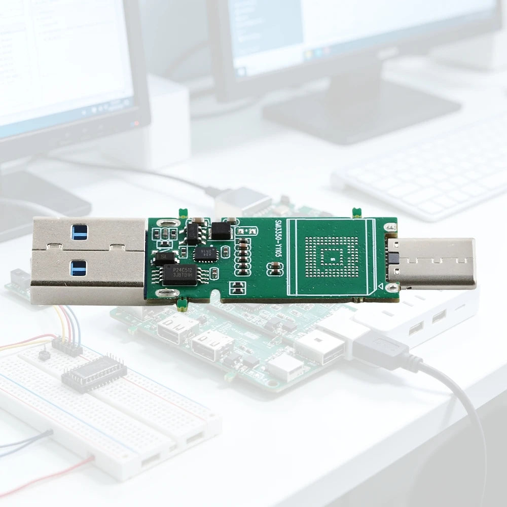 SM3350 USB Main Control Board Module UFS BGA153 USB3.1 Type-C Dual Interface Flash Drive Storage Module DIY Soldering Project