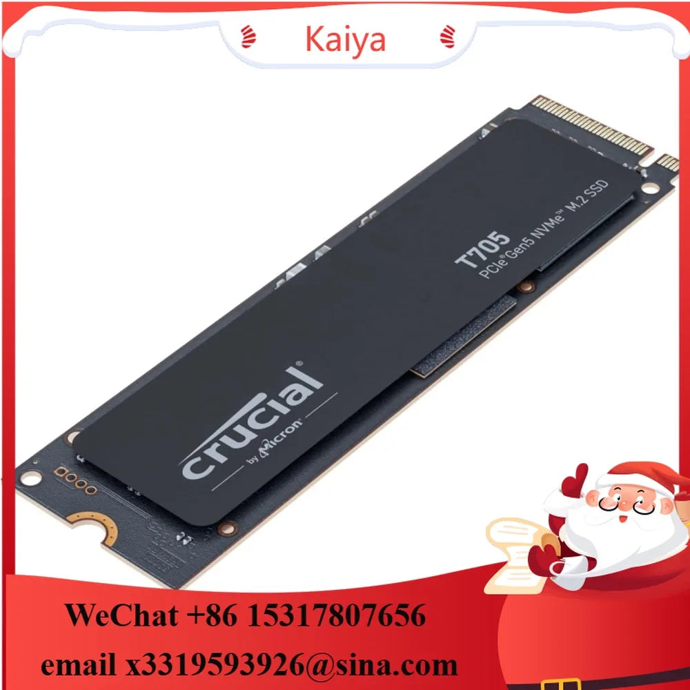 Gen5 NVMe SSD 2TB PCIe 4.0 Compatible 14500MB/s Speed TLC NAND for Gaming PC Storage Includes Adobe Creative Cloud 1