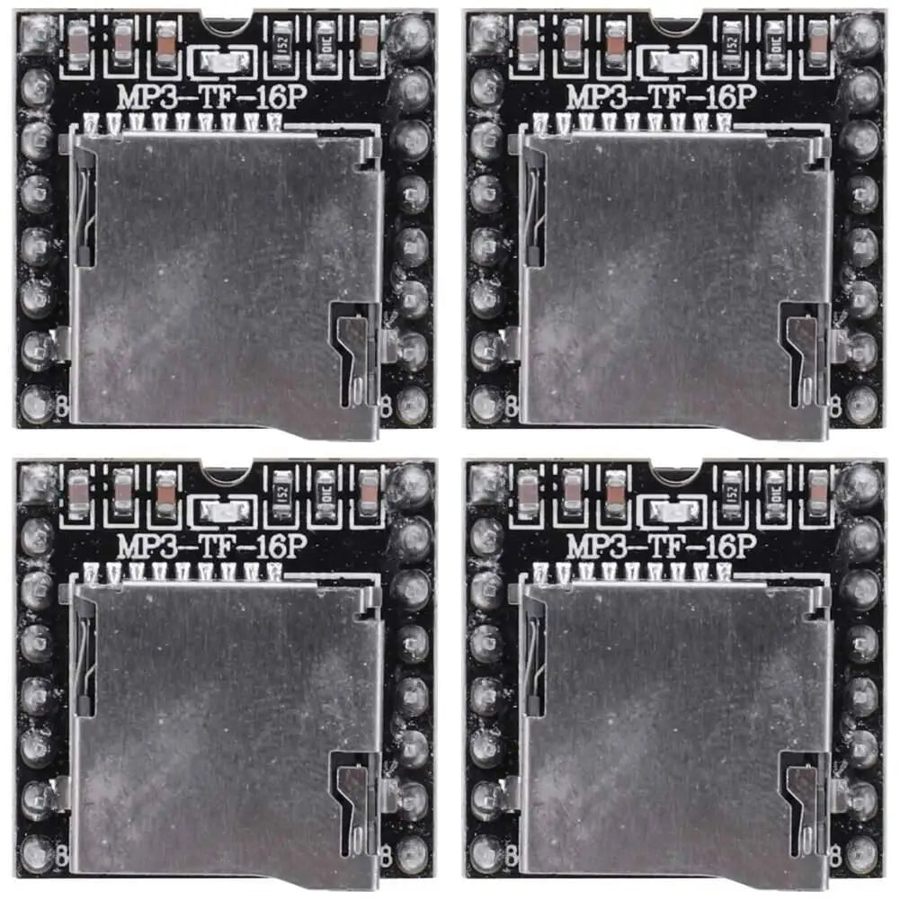 Dfplayer TF Card U Disk Mini MP3 DF Player Audio Voice Module IO/Serial Port/AD MP3-TF-16P For Arduino