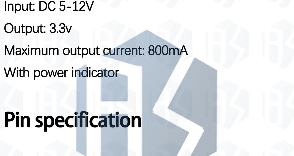1PCS/5PCS High-Quality AMS1117-3.3 LDO Module: 5V to 3.3V DC-DC Step-Down (800mA Buck Regulator)