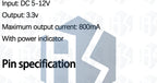 1PCS/5PCS High-Quality AMS1117-3.3 LDO Module: 5V to 3.3V DC-DC Step-Down (800mA Buck Regulator)