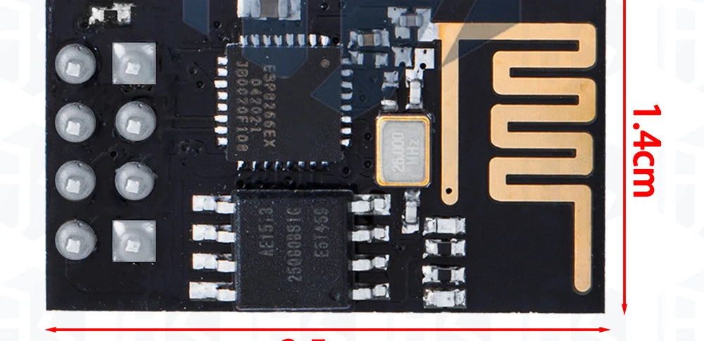 ESP8266 ESP-01 Serial WiFi Wireless Adapter Module 3.3V 5V Esp01 Breakout PCB Adapters Compatible For Arduino