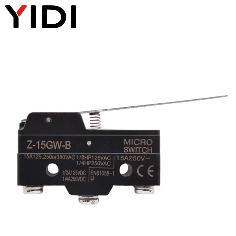 LXW5-11N1 LXW5-11G2 Z-15G LXW5 Micro Limit Travel Switch Horizontal Rotary Roller Lever Arm Hinge 3 Screw Terminal Microswitch