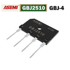 5PCS GBJ2510 25A 1000V Bridge Rectifier ASEMI
