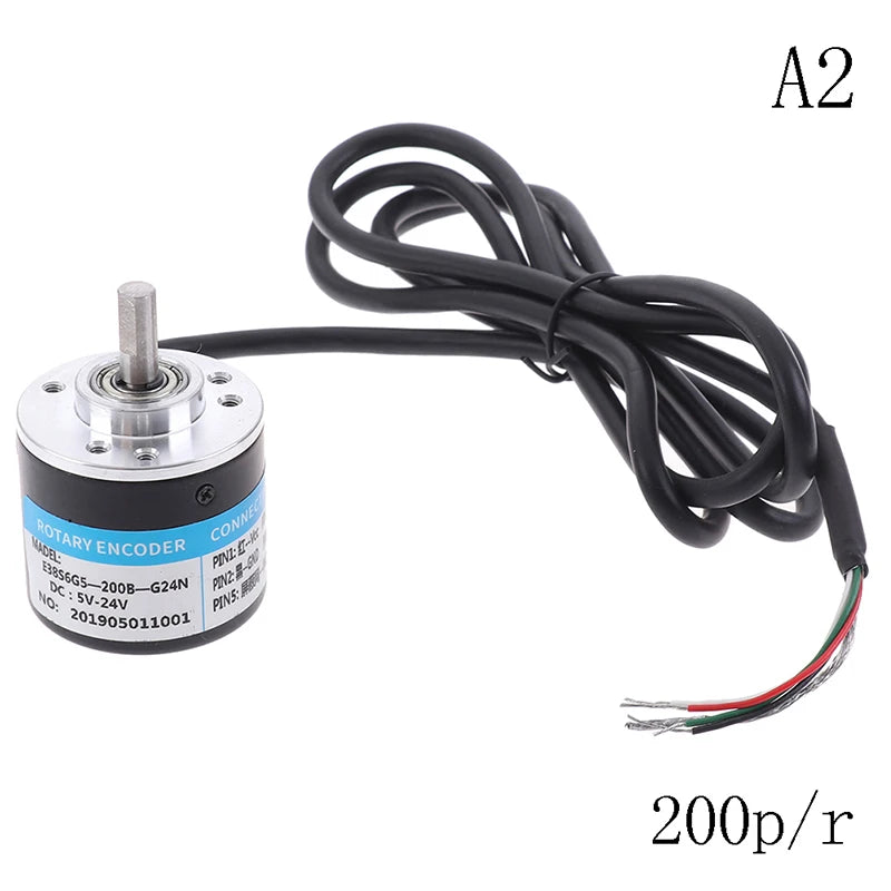 100/200/360/400/500/600P/R Photoelectric Incremental Rotary Encoder 5V-24V