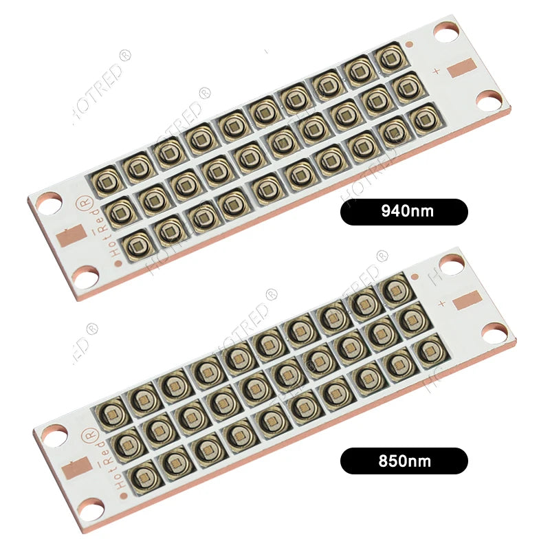 50W 100W IR Led Diode High Power Infrared 3535 Vcsel Laser Chip Beads 808nm 850nm 940nm 980nm 1064nm Lamp Light Sensor Monitorin