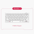 Raspberry Pi 400 Personal Computer or Kit,Quad-core 64-bit Processor 4GB of RAM ,WiFi Dual-display Output For 4K