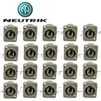 20PCS For NEUTRIK NAC3FCA FCB MPA AC Cable 20A 250V 3 PIN Powercon Plug /Socket Professional Stage Light LED Screen Connector