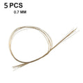 Silver Solder Wire Low Temperature Easy-Flow Low Melting Point Solder Rods (0.5/0.7/1.0/1.5mm Diameter) for Jewelry Welding