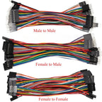 10pc 2.54mm Du Bang 2P3P4P5P6P7P8P9P10P 12Pin 10/20/30/50cm 26awg Male Female Connector Cable PCB Breadboard Jumper Wire Harness