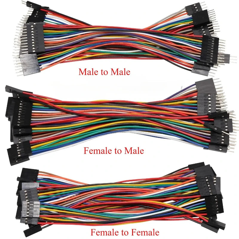 10pc 2.54mm Du Bang 2P3P4P5P6P7P8P9P10P 12Pin 10/20/30/50cm 26awg Male Female Connector Cable PCB Breadboard Jumper Wire Harness
