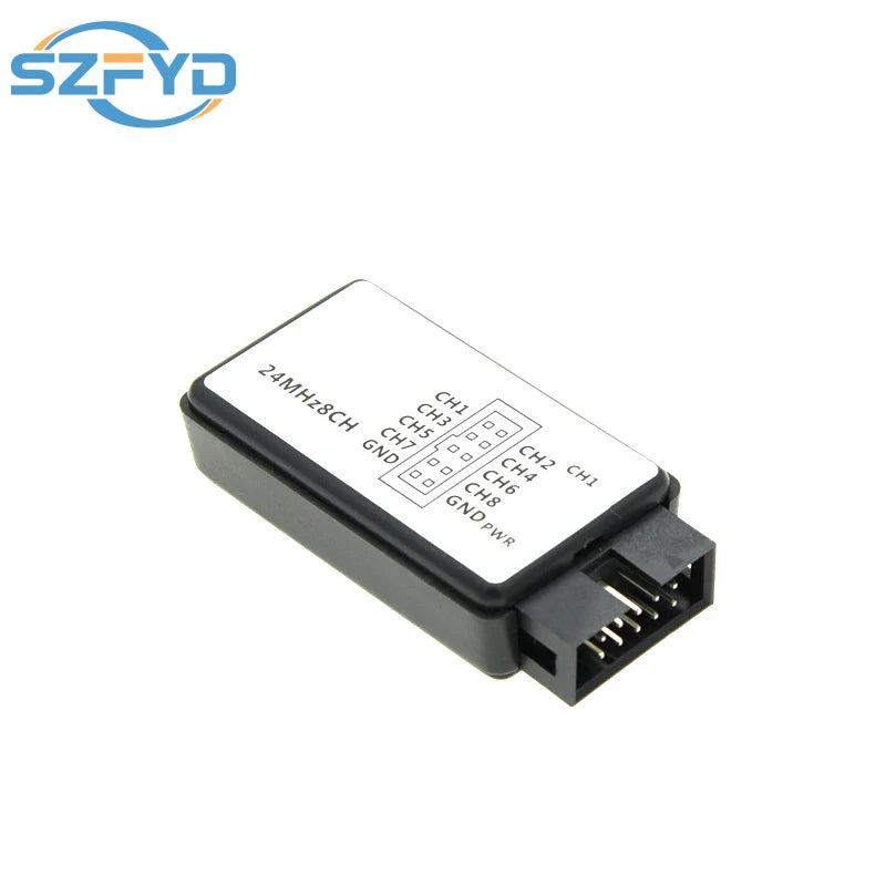 USB logic analyzer single chip microcomputer suitable for ARM FPGA debugging tool 24M sampling 8 channels