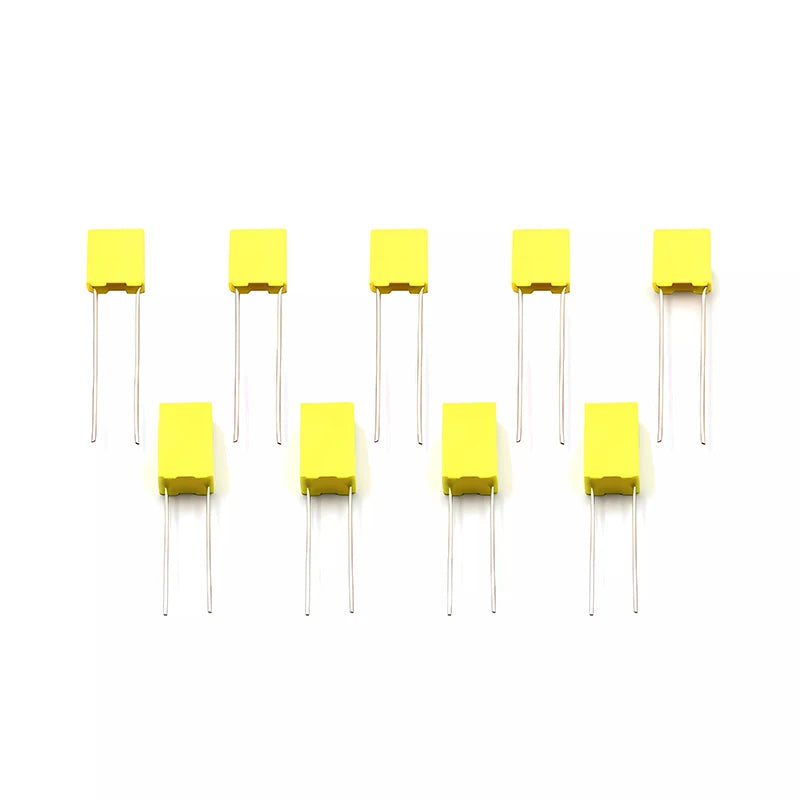 10PCS 100V Correction Capacitor Polypropylene Safety Plastic Film 100V 1nF ~ 470nF 100nf 220nf 10nf 47nf 22nf 1nf 0.47uf 0.1uf