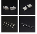 20Set/100Pcs XH 2.54mm Air Docking Connector Leads Header Male/Female Housing+Male/Female Terminals 2P~15Pin Plastic shell