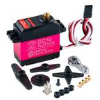25KG Digital Servo Full Metal Gear IP66 Waterproof for 1:8 1:10 1:12 RC Car Crawler Robot 180/270 Degree High Precision
