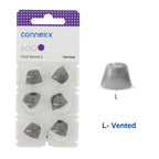 Siemens Signia Rexton Vibe Hearing Aid Open Dome Connexx Click Sleeve Vented Eartips for Open Fit and CIC ITC ITE Hearing Aids