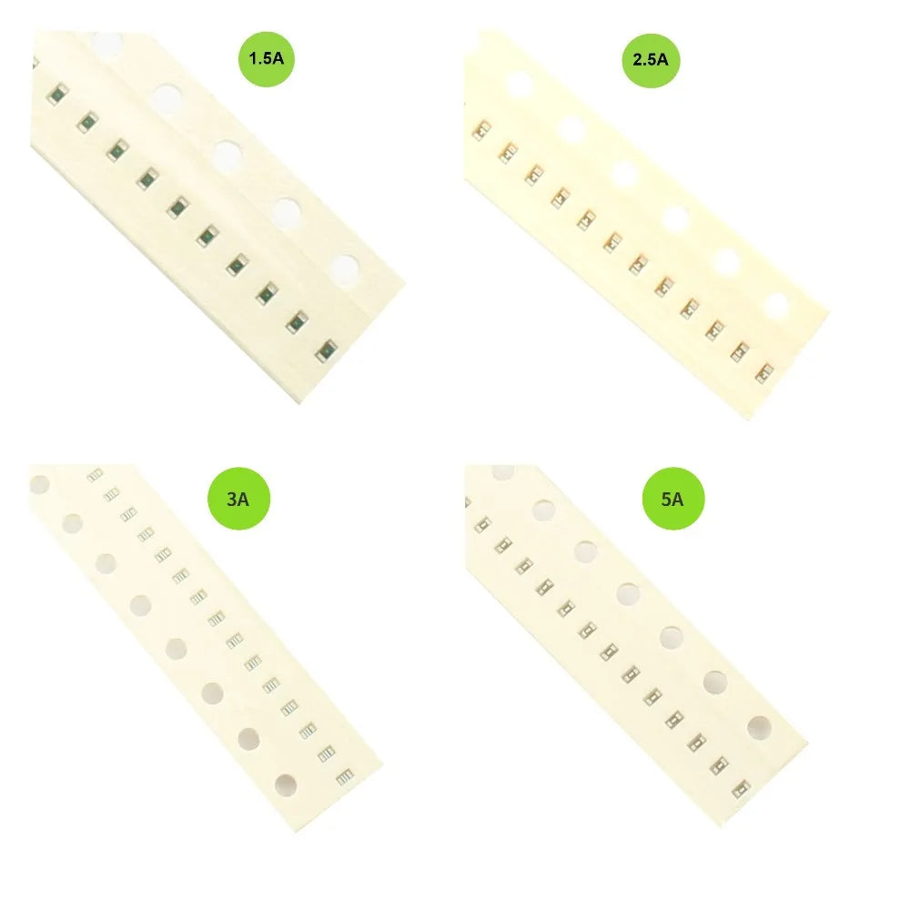 10pcs Micro LF 0402 SMD Fuse 0.5A 500mA 0.75A 1A 1.5A 2A 2.5A 3A 5A 32V FF Very Fast Acting 435 Surface Mount SMT
