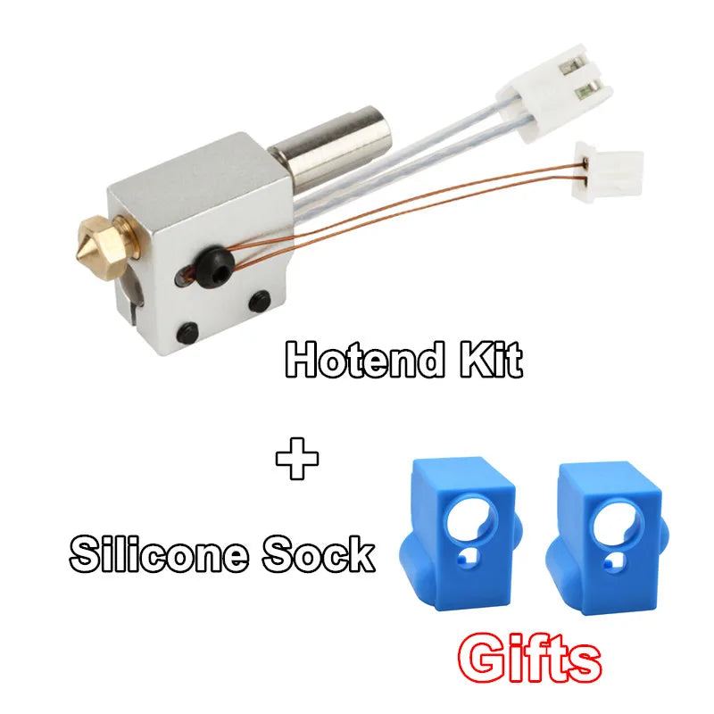 3D Printer Parts Hotend Kit 24V 64W Heating Tube Thermistor 0.4mm Nozzle For Artillery Sidewinder X1 X2 Print Head Hotend Kit