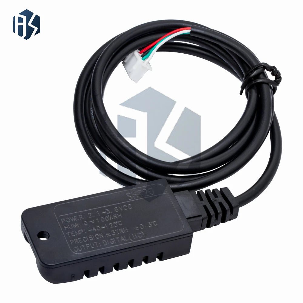 SHT20 Digital Hygrometer  Thermometer Module - 0.3°C Temperature Accuracy, 3% RH Humidity Precision Includes 20cm I2C Interfac