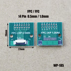 1pcs FPC/FFC Welding 0.5 Seat Connection 0.5mm Pitch Connector SMT To 2.54mm Flexible Cable Adapter Board 6 8 10 20 50 60 80 Pin