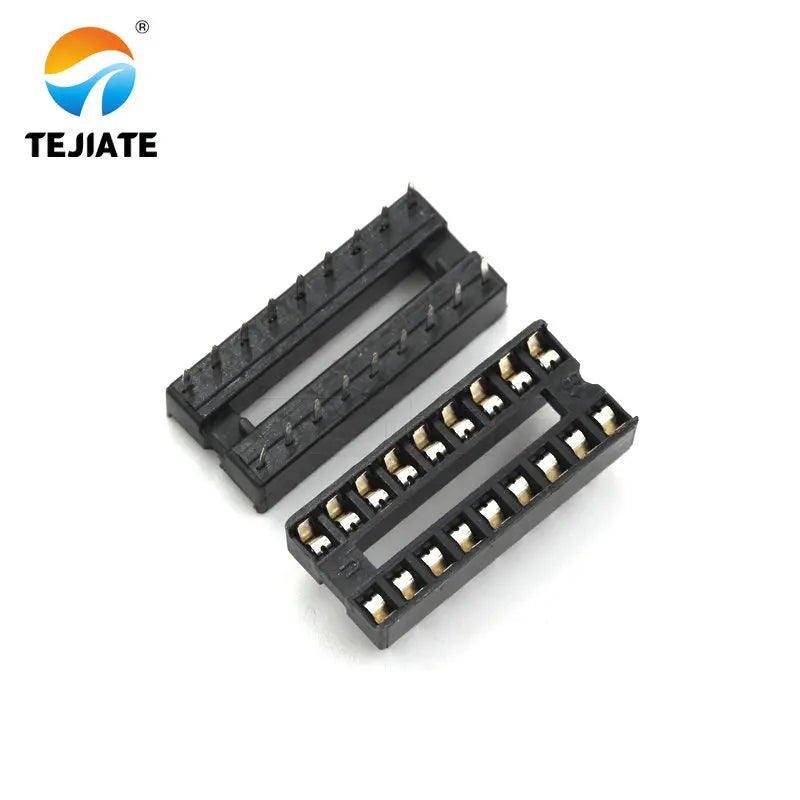 10PCS IC Sockets DIP6 DIP8 DIP14 DIP16 DIP18 DIP20 DIP24 DIP32 DIP28 DIP40 pins Connector DIP Socket 6 8 14 16 18 20 24 28 40Pin