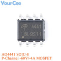 20pcs/5pcs AO4407A SOIC-8 4407A P-channel -30V/-12A SMD MOSFET Field Effect Transistor Chip AO4405AO4411 AO4413 AO4421 AO4435