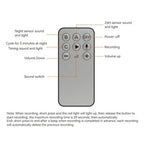 Solar Outdoor Motion Sensor Alarm Home  Alarm with Dog Barking Gunshot Sound Support Recording and Adjustable Volume