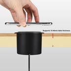 Fast Wireless Charger Pop-up Desktop Embedded Fast Wireless Charger With USB Port 30W Universal For Iphone Xiaomi Smartphone