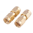 18Pcs Adapter SMA / RP-SMA to SMA / RPSMA Male Plug & Female Jack Straight & Right Angle RF Coaxial Connector
