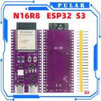 ESP32 ESP32-C3 AI-C3 ESP32-C3-DevKitM-1 N16R8 ESP32-S3-DevKit C ESP32-C3-MINI-1 AI-S3 ESP32-S3 Dual Type-C USB development board