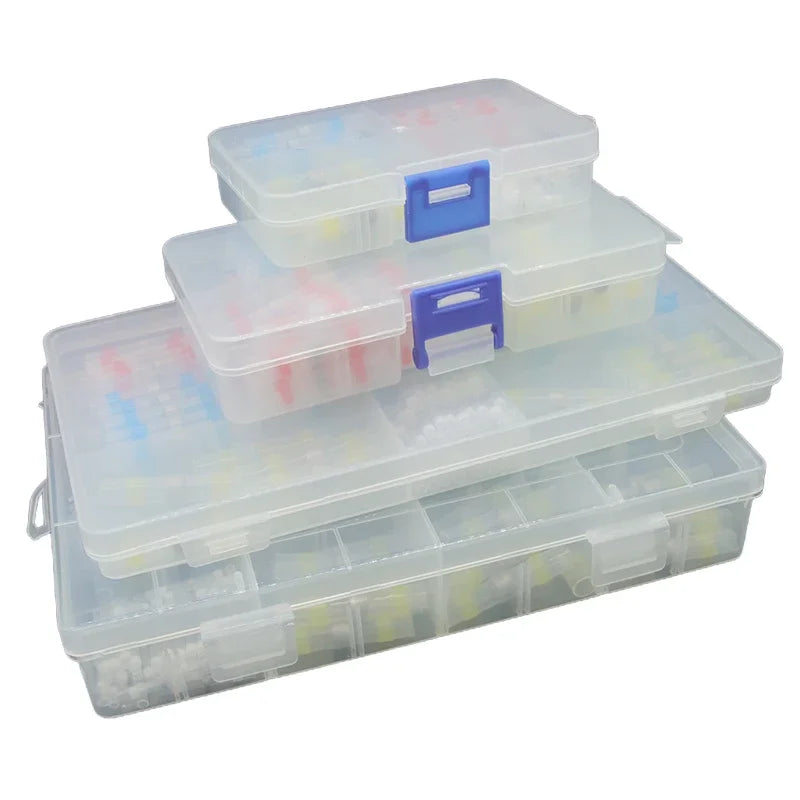 10 ~ 500pcs Solder Seal  Wire Connectors Kit Heat Shrink Butt Crimp Terminals Waterproof Electrical Cable Splice Connector