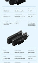 Intelligent Digital Display Fiber Optic Amplifier Sensor for Long and Short Distance Diffuse Reflection Induction Photoelectric
