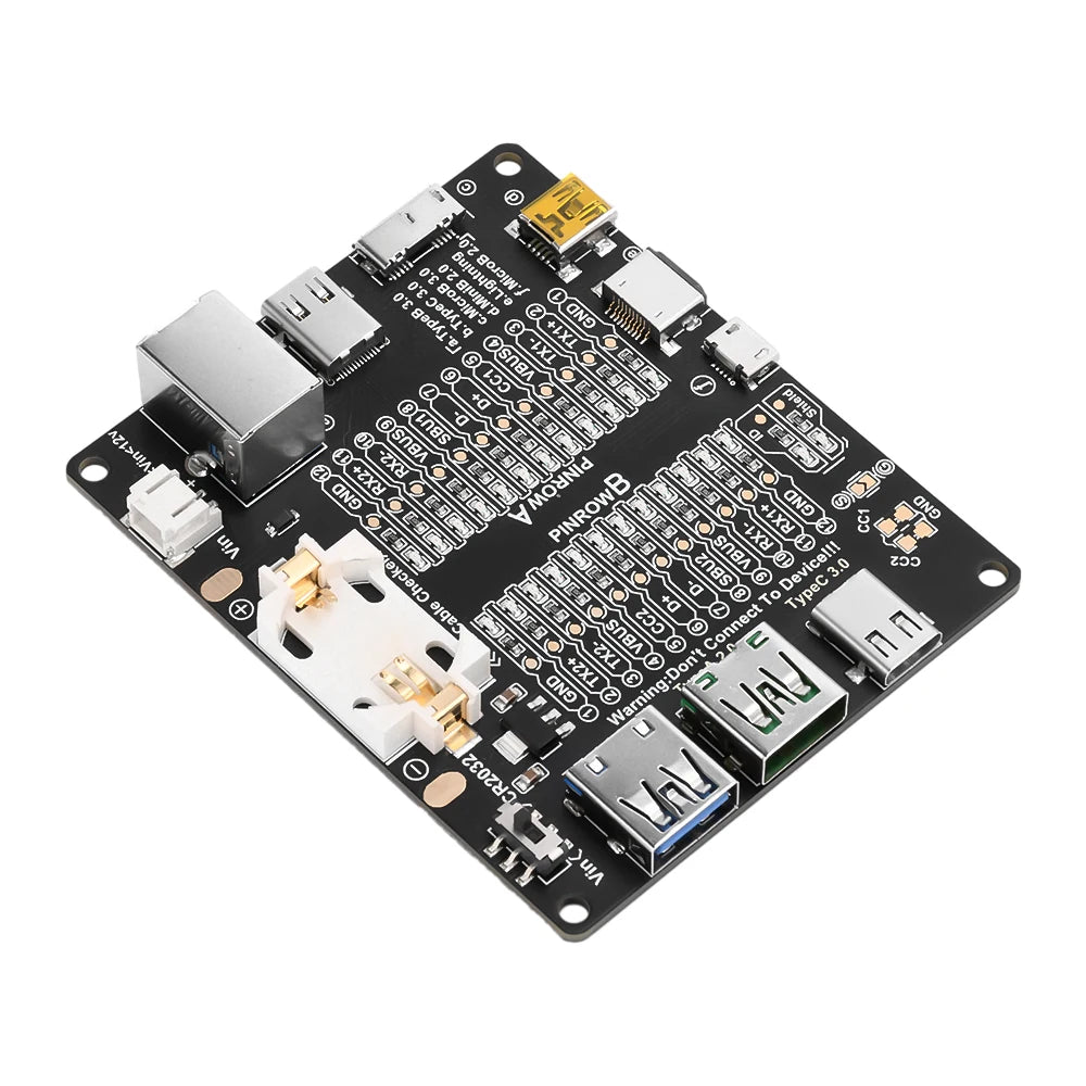 DT3 ON-OFF Data Cable Detection Board For iPhone Android Data Cable Type-C Micro Lightning Data Switching Test Board