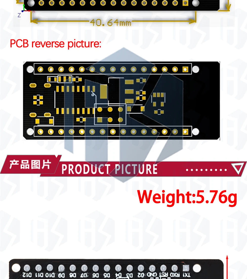 RF-Nano for Arduino Nano V3.0, Micro USB Nano Board ATmega328P QFN32 5V 16M CH340, Integrate NRF24l01+2.4G wireless