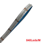 1-10M COB LED Linear Strip Lights RA90 320/608/640/840leds High Density Flexible FOB COB Dimmable Light DC24V DW/CCT/RGB/RGBCCT