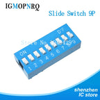 10pcs Slide Type DIP Switch Module 1 2 3 4 5 6 7 8 PIN 2.54mm Position Way DIP Blue Pitch Blue Snap Switch Dial Switch