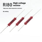 1PCS RI80 High Voltage Resistor 1W 2W 5W 10W 1K 2K 5K 10K 30K 50K 100K 150K 200K 300K 500K 1M 2M 3M 5M 10M 20M 50M Non Inductive