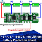 1~5PCS Over Protection! 4S 4A-5A 18650 Li-ion Lithium Battery Protection Board 4 Pack PCB BMS 4.25-4.35V To 2.3-3.0V