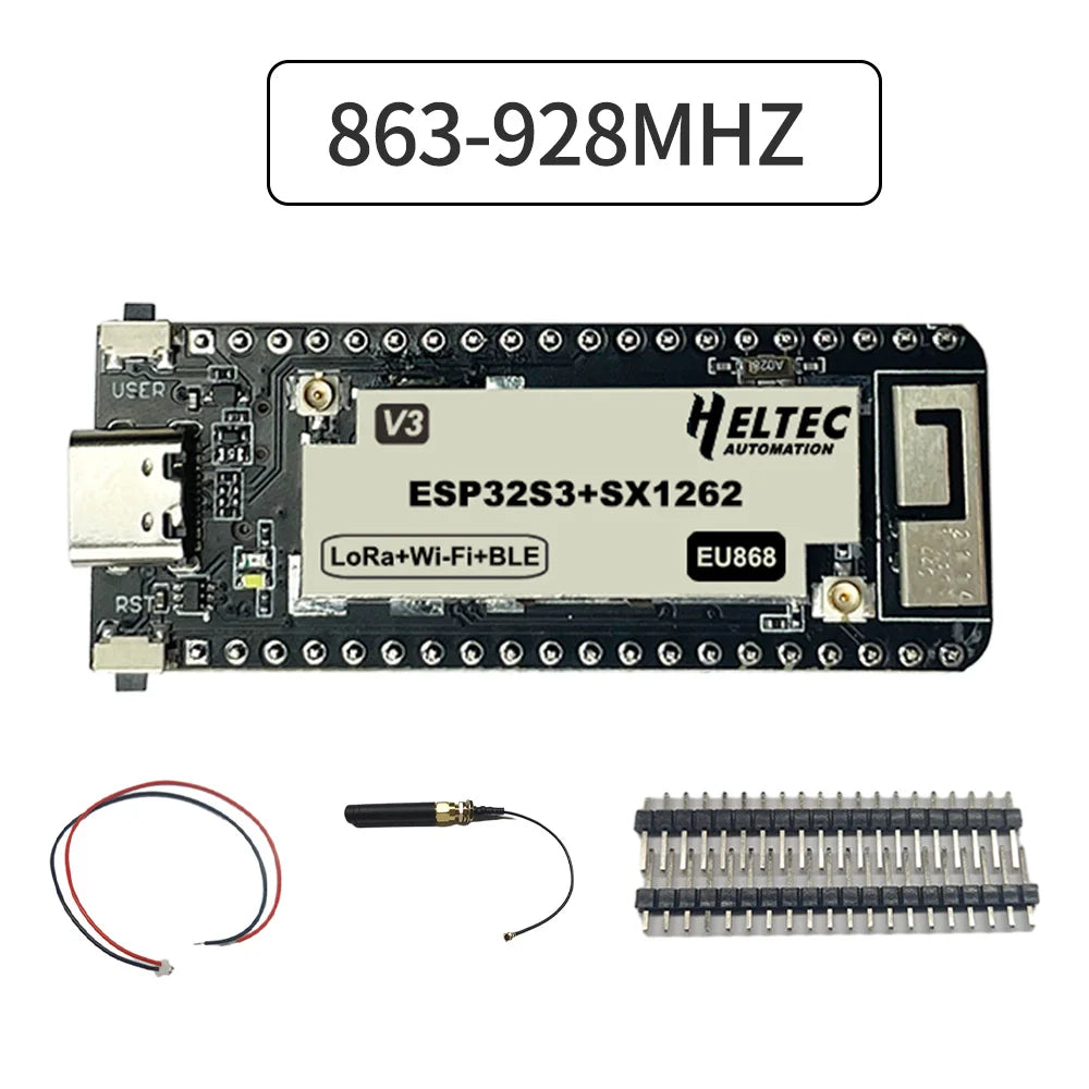 New 433-510MHZ/ 863-928MHZ Wireless stick lite ESP32+LoRa V3 development board compatible with ESP32-S3 node Type - C