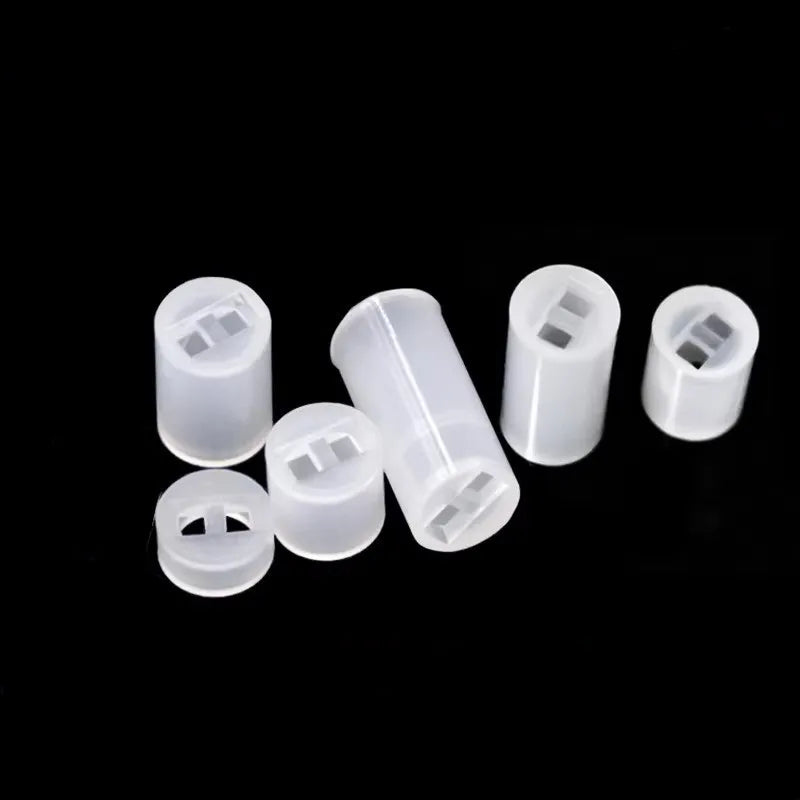 200Pcs Plastic LED Hollow Spacer Standoffs M3 M5 Round Nylon Isolation Washers (2/4/6/8/10mm)
