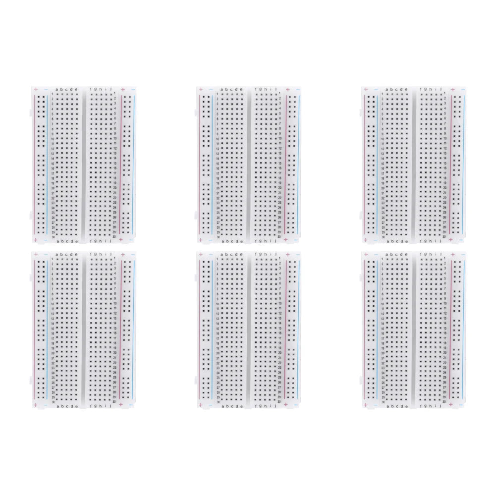 1-10PCS 400 Tie Points Solderless PCB Breadboard Spliceable Mini Test Protoboard Circuit Circuit Board Universal for Experiment