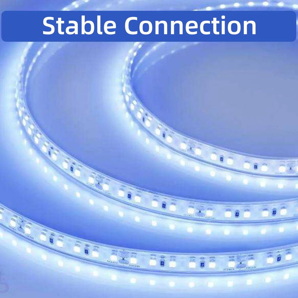 LED Strip Connectors 2Pin 8mm 5V/12V/24V Versatile LED Light Solderless Connector Adapter for 22AWG/20AWG/18AWG/16AWG Solid Wire