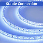 LED Strip Connectors 2Pin 8mm 5V/12V/24V Versatile LED Light Solderless Connector Adapter for 22AWG/20AWG/18AWG/16AWG Solid Wire