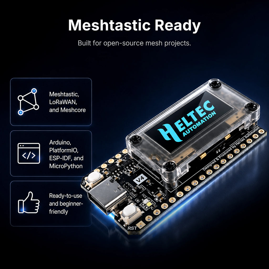 Heltec WiFi LoRa 32 V4.3.1 ESP32 S3R8 LoRa Node 8MB PSRAM Compatible With Meshtastic Meshcore and LoRaWAN