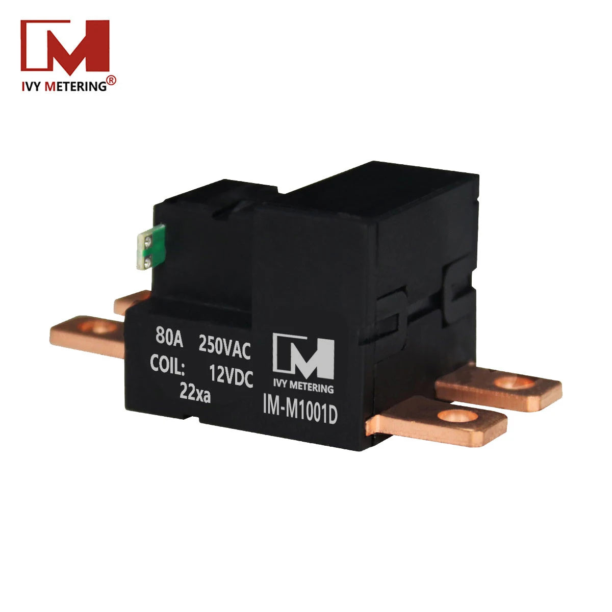 IM-M1001D 80A 250VAC Coil 12VDC Two Phase Magnetic Immune 500mT Latching Relay