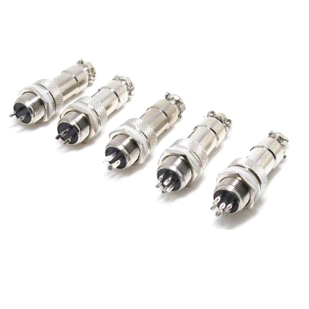 1Set/lot GX12 2/3/4/5/6/7 Pin Male + Female 12mm L88-93 Circular Aviation Socket Plug Wire Panel Connector