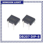 20PCS LUASAMIROB DB207 Bridge Rectifier DIP4 1000V 2A DB207S Power Diode Rectifiers Electronic Components IC